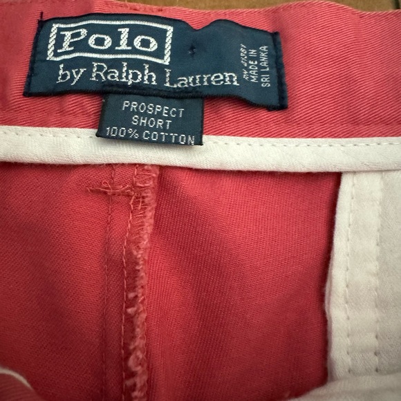 NWT Polo Ralph Lauren Nantucket Red Khaki Flat Front Shorts - Picture 6 of 11